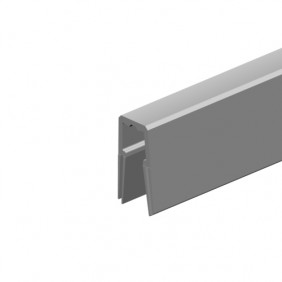 Profil d'encadrement de porte ASP - aluminium anodisé - joint silicone ELLEN