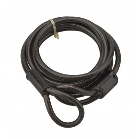 Câble antivol gainé PVC - 6 mm - longueur 1,80 m - Twisty FTH THIRARD