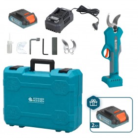 Sécateur sans fil 20V + batterie 2Ah et chargeur - KS CPS20V-32 Case PLUS KONNER & SOHNEN