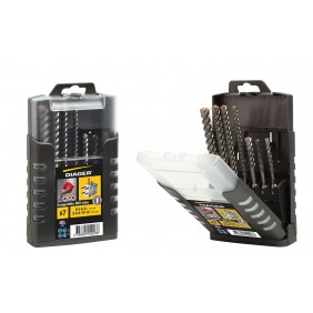 Coffret 7 forets béton SDS+ L110 et 160 mm - diamètre 5-6-8-10-12 mm DIAGER