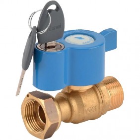 Vanne à sphère cadenassable pour compteur Sferalocking - écrou M20x27 SFERACO