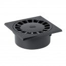 Siphon de sol PVC 150x150 mm à emboîture incorporée verticale SC456 NICOLL