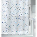 Rideau de douche - 180 x 200 cm - Bleu et Blanc - Peva - Waterdrop SPIRELLA