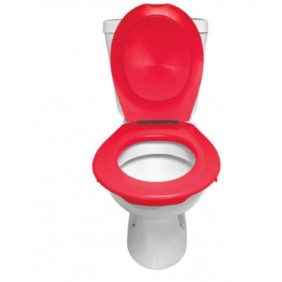 Lunette et abattant WC clipsable - Framboise PAPADO