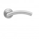 Poignées de porte sur rosaces rondes série ER 30 Corse - inox satiné KARCHER DESIGN
