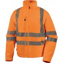 Blouson de travail imperméable stretch haute visibilité FLENHV - orange DELTA PLUS