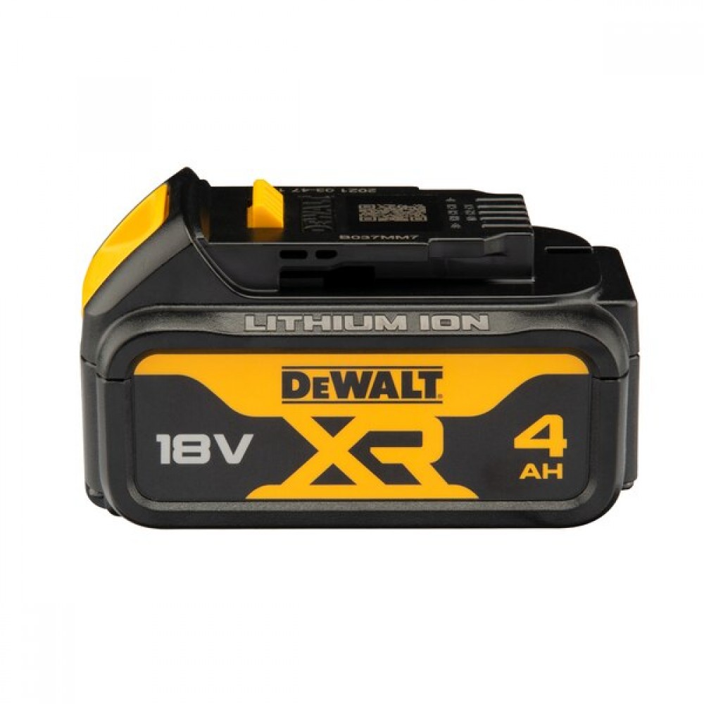 DEWALT - Batterie XR 18V 5 Ah Li-Ion - DCB184-XJ - Compatible Avec Tous Les  Outils XR 18V Bricolage et Jardin DEWALT - Témoin de Charge Lumineux