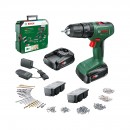 Perceuse à percussion EasyImpact 18V-40 + 1 batterie 1,5Ah + 241 accessoires - 06039D810C BOSCH