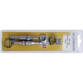 Kit d'embouts mâles rapide oxygène / gaz combustible pour tuyau Ø 10 et 6 mm LE LORRAIN