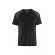 T-shirt de travail bicolore 100% coton 3379 - noir et gris