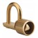 Cadenas d'artillerie - anse en laiton - condamnation par triangle
