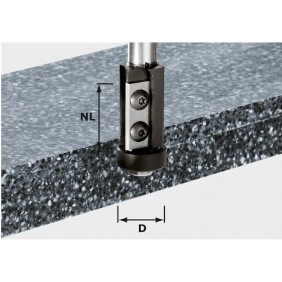 Fraise à affleurer à plaquettes réversibles - HW S12 D21/30WM FESTOOL