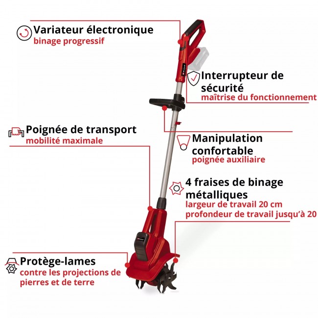 Motobineuse électrique - GE-CR 18:20 Li E - Solo - Power X-Change - Bricozor 2.jpeg EINHELL