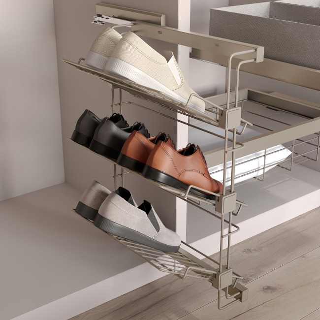 Porte-chaussures - coulissant latéral droit - acier - pierre - Hack - Bricozor 1.jpg EMUCA