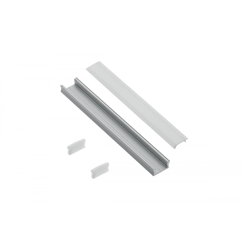 Kit profil Deoline/Izyled pour bandes LED 2 mètres SYNERCIA | Bricozor
