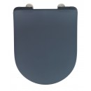 Abattant WC - Sedilo gris mat - Thermodur - Easy Close et Fix Clip WENKO