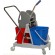 Chariot de ménage sur roulettes 2 x 18 litres avec guidon orientable
