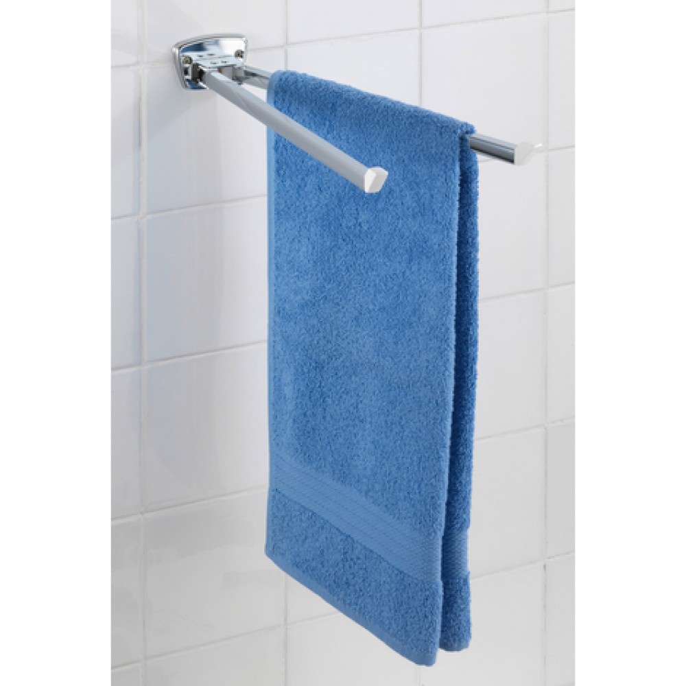 Kraus Accessoires pour salle de bains Aura - Support à serviettes de bain  avec porte-servi