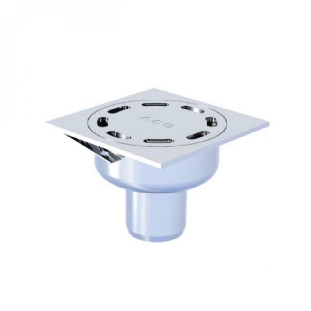 Ferme-Siphon Sol CR 1705 – 100x100 Mm – Sortie Latérale Ø40 – Polypropylène Robuste & Durable