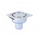 Siphon de sol inox 100x100 mm sortie verticale DN40 - Showerdrain Eko