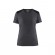 T-shirt de travail bicolore 100% coton femme 3479 - gris et noir