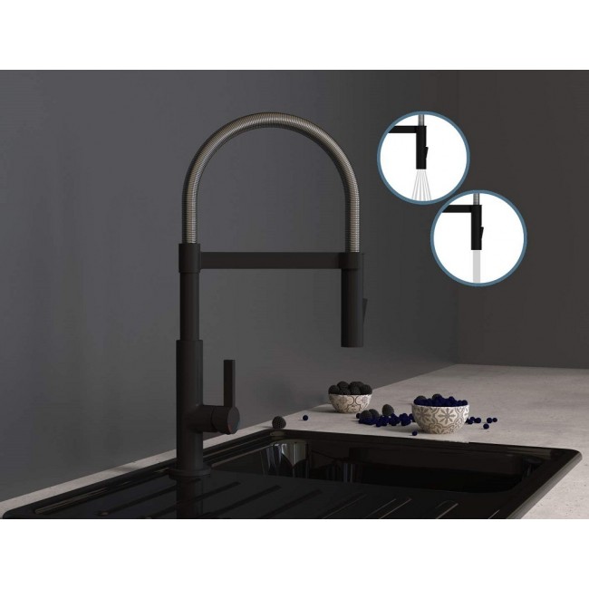 Mitigeur de cuisine - avec ressort - en spirale - Chromé 7.jpg SCHÜTTE