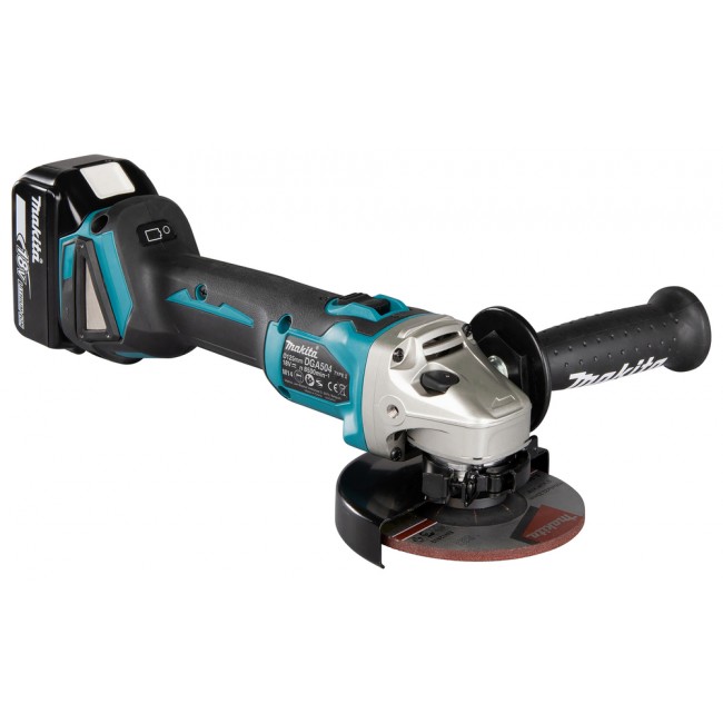 Meuleuse sans fil LXT® 18V - Ø125mm - 2 batteries 5Ah + chargeur - DGA504RTJ - Bricozor 5.jpg MAKITA