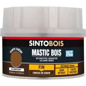 Mastic polyester - pour bois - grain fin - Sintobois SINTO