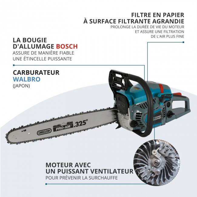 Tronçonneuse thermique 54 cm3 - 45 cm - KS CS31G-18-1 - Bricozor 1.jpeg KONNER & SOHNEN