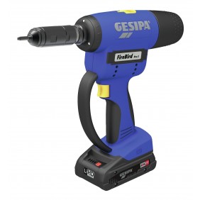 Sertisseuse FireBird® Pro Gold 18V/2Ah pour inserts M12 acier et M10 inox + batterie SFS GROUP DIVISION RIVETING GESIPA