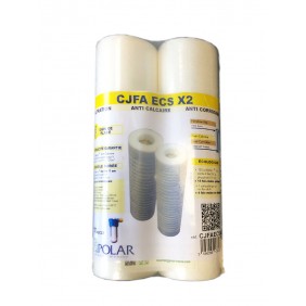 Jeu de 2 cartouches anti-calcaire et anti-corrosion POLAR