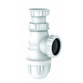 Siphon pour évier réglable - évacuation diamètre 40 mm - certifié NF VALENTIN