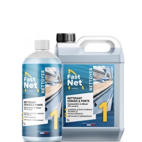 Nettoyant coques et ponts bateau - concentré à diluer - gamme nautique DALEP
