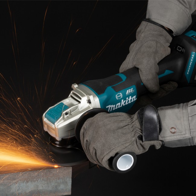 Meuleuse sans fil LXT® 18V avec poignée X-LOCK - Ø125mm - batteries + chargeur - DGA519RTJ1 - Bricozor 9.jpg MAKITA