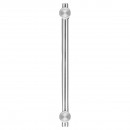 Poignée de tirage tube droite ES20 pour porte battante - inox satiné KARCHER DESIGN