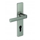 Poignées de porte sur plaques - entraxe 165 mm - anodinox - Kaza VACHETTE
