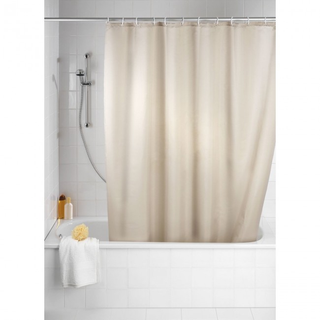 Rideau de douche antimoisissure couleur unie 180 x 200 cm WENKO Bricozor