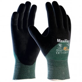 Gants anti-coupure MAXIFLEX CUT 34-8753 - vert et noir - 12 paires ATG