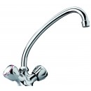 Mélangeur d'évier à bec mobile et tête céramique Orchidea Tevere PAINI