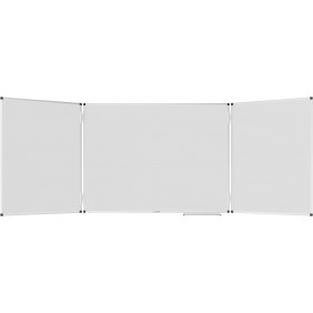 Tableau blanc UNITE PLUS triptyque - 2 volets - surface magnétique Legamaster