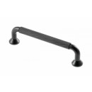 Poignée de meuble en aluminium Structure - noir mat - entraxe 192 mm SYNERCIA