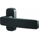 Poignées de porte sur rosaces étroites Quad pour menuiserie aluminium VACHETTE