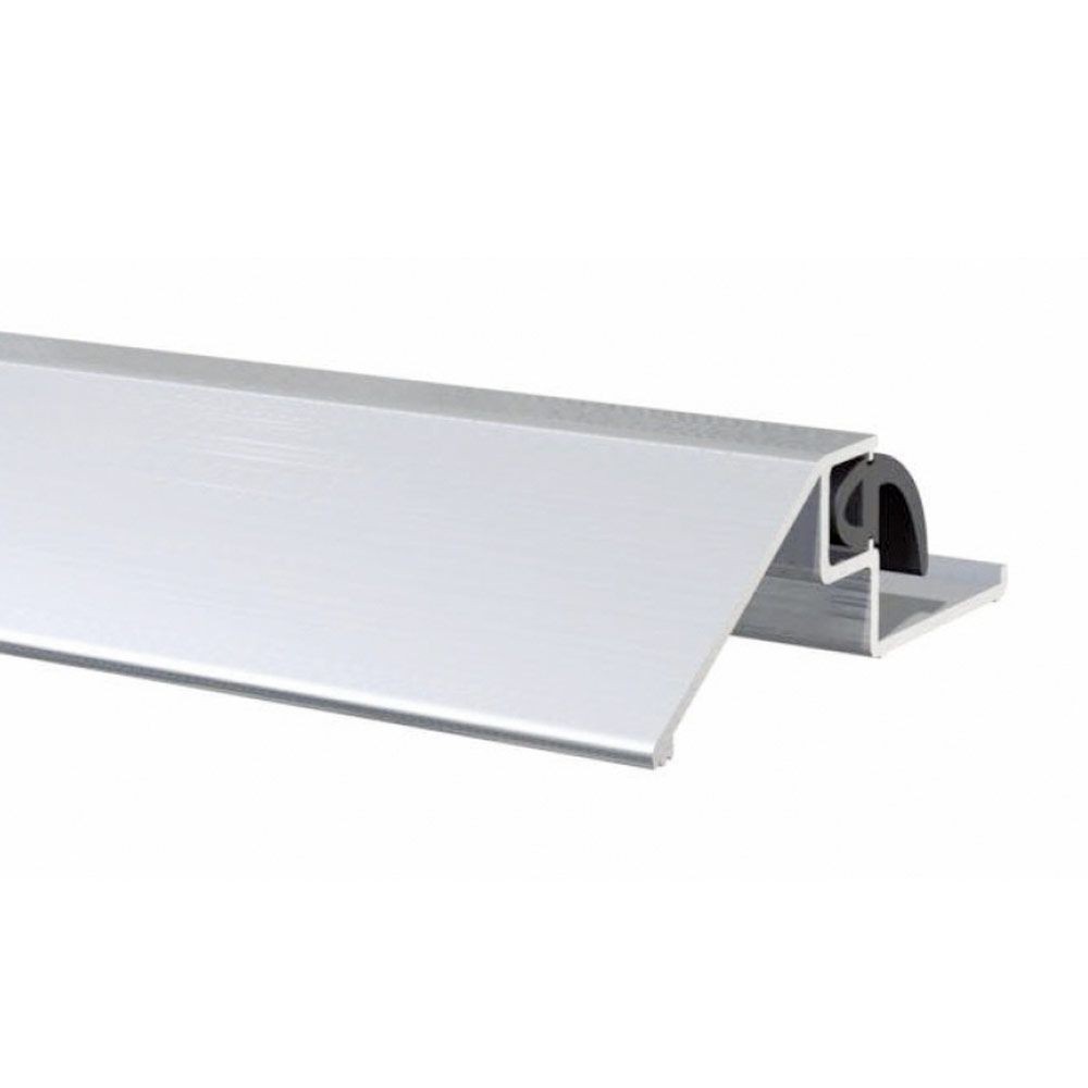 Seuil de porte aluminium ''à la Suisse'' en 50 X 15 mm avec joint  d'étanchéité