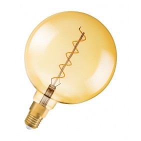 Ampoule LED E27 5W - Vintage 1906 - Big Globe - Doré Ledvance