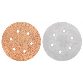 Disque auto-agrippant carbure de Tungstène 6 trous - Ø150mm - grain 36 LEMAN