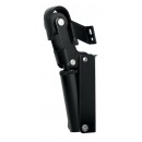 Amortisseur de fermeture de porte type FR en aluminium - noir JUSTOR