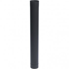 Tuyau acier émail noir mat - longueur 25 cm TEN