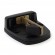 Sabot de portail automatique large en aluminium et composite noir