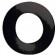Bague de calage Ø14 mm épaisseur 3 mm en PVC noir - Boite de 50