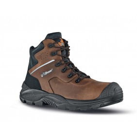 Chaussures de sécurité hautes GREENLAND UK S3S FO SR - marron et noir UPOWER